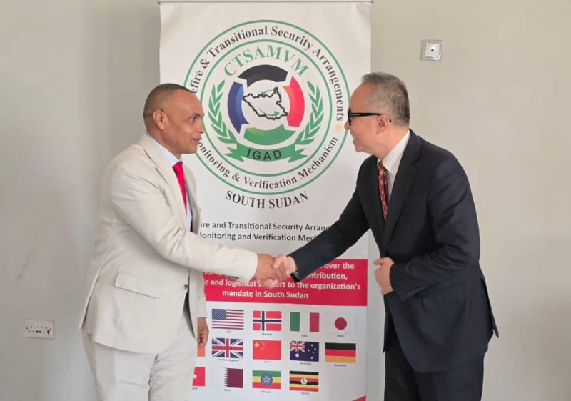 DSRSGP of the United Nations Mission in South Sudan (UNMISS) visits CTSAMVM