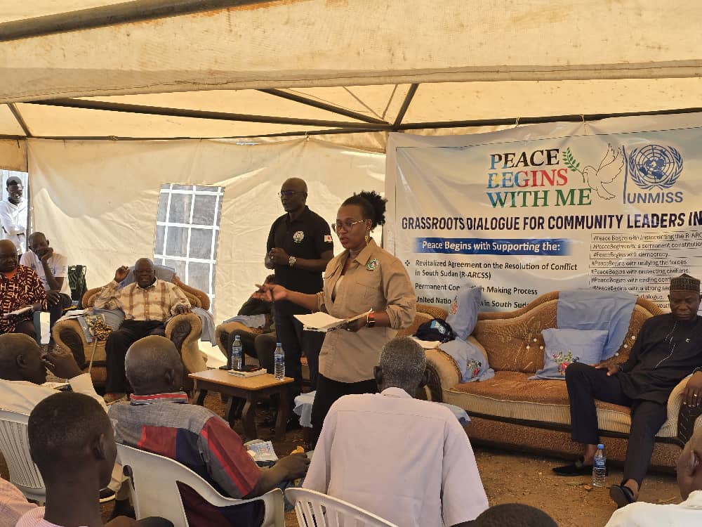 UNMISS outreach event in Gudele