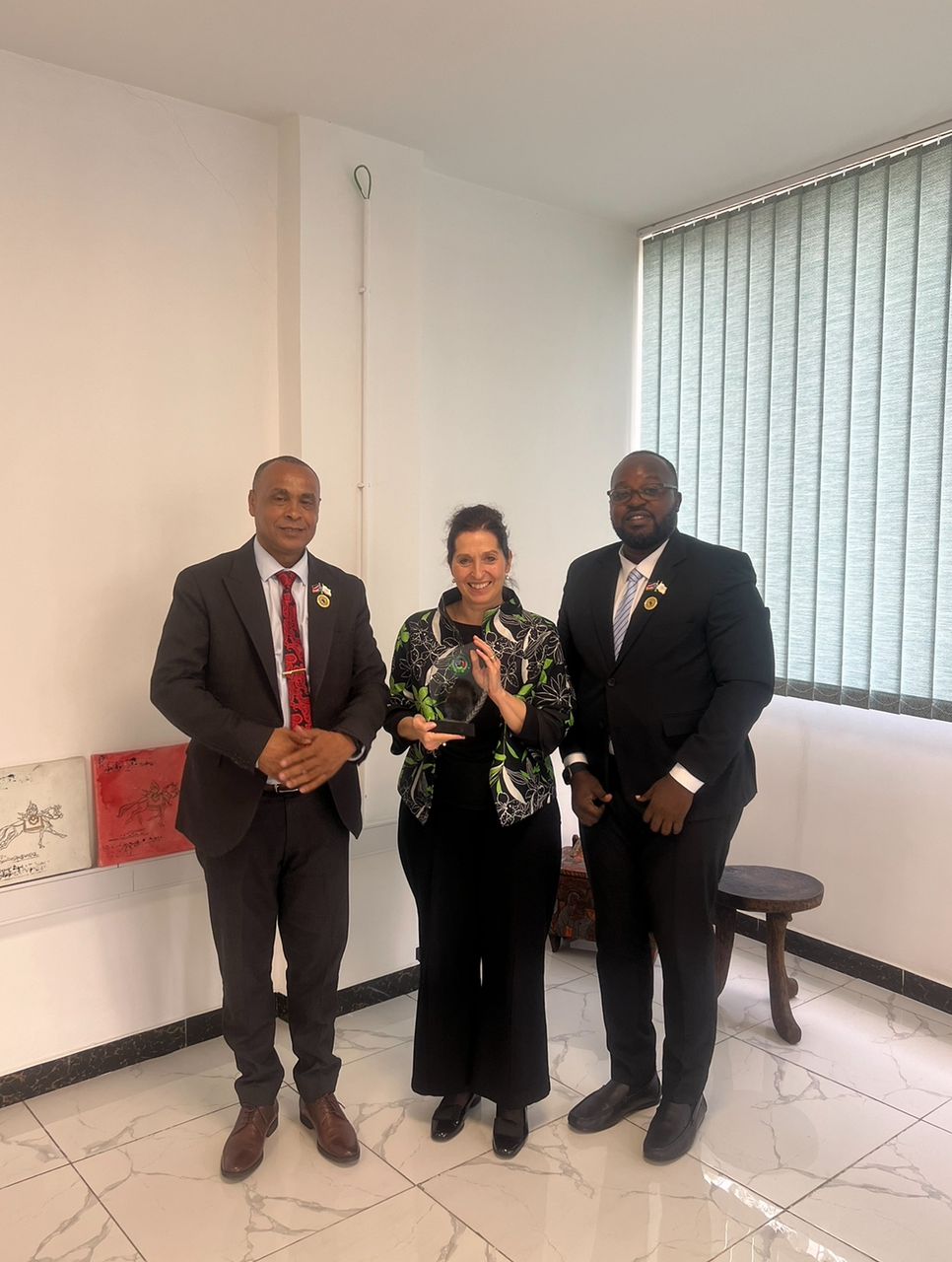 Courtesy visit to Her Excellency Tamara Mona, Ambassador of Switzerland to Ethiopia and South Sudan.