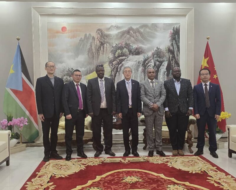 Courtesy call to H.E. Ambassador Ma Qiang
