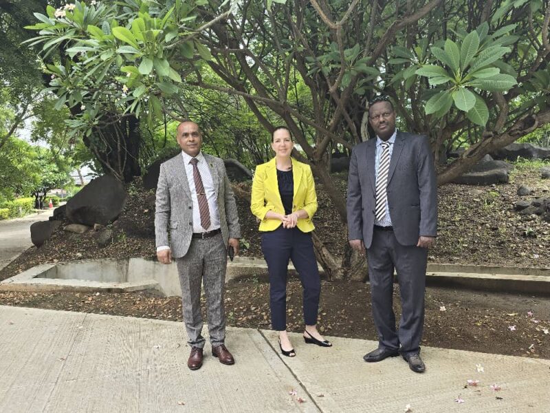 CTSAMVM leadership with the H.E. Ambassador Joanne Minns.