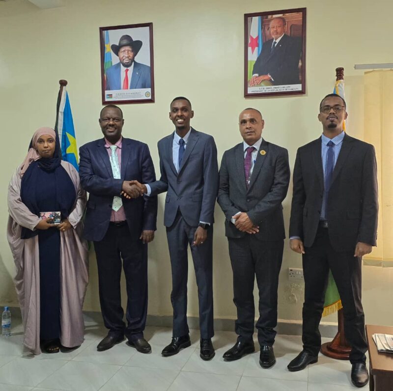 CTSAMVM delegation with H.E. Rabeh Mohamed Djama