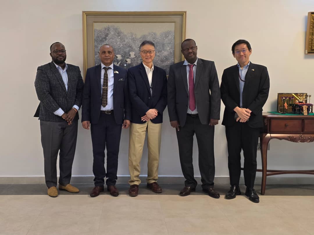 Pictured at the Embassy of Japan in Juba