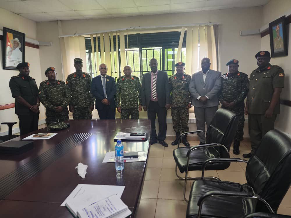 Visit to Chief of Defence Forces of the Uganda People’s Defence Forces (UPDF), represented by Lieutenant General Jack Agonza Bakasumba