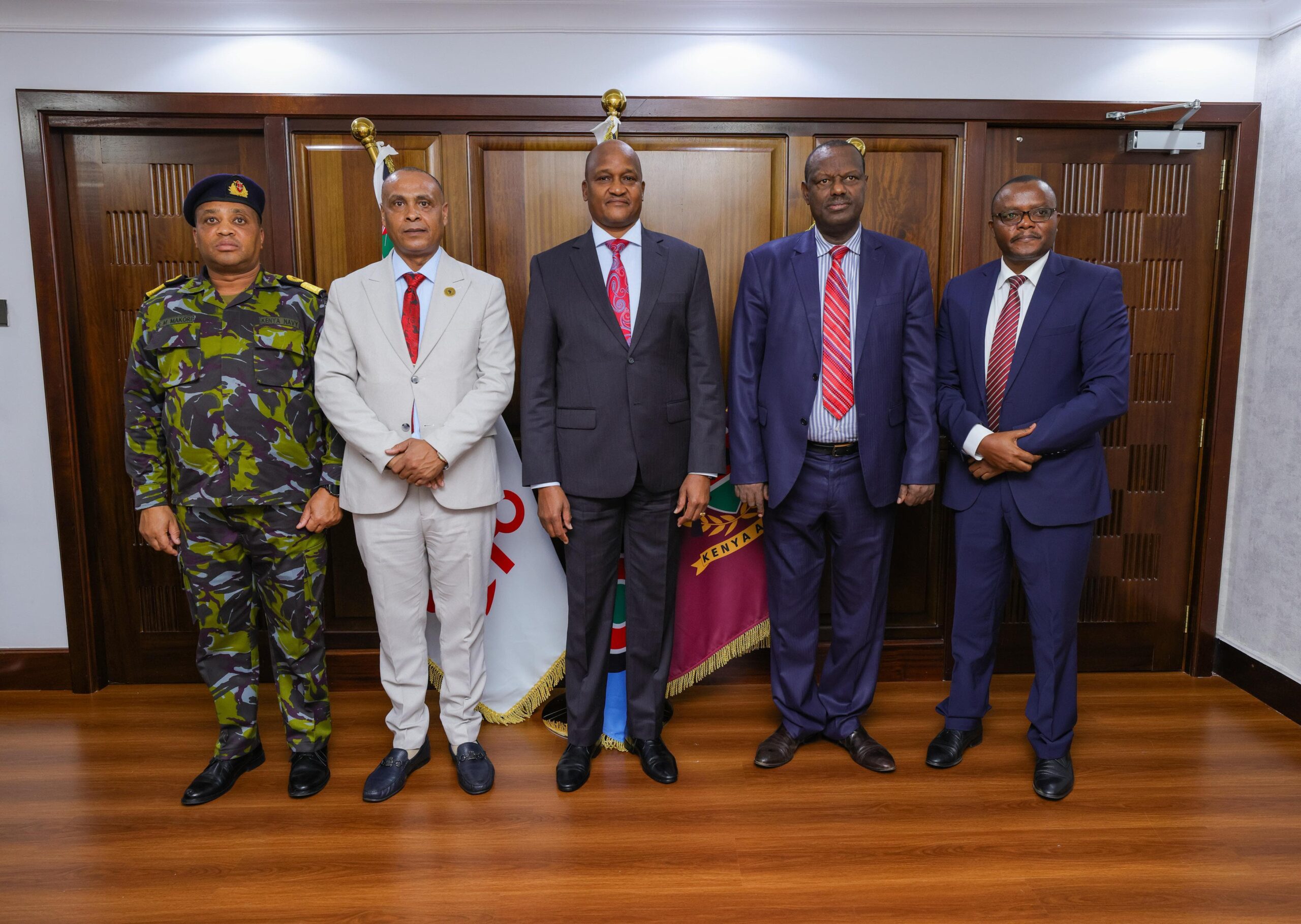 Meeting with General Charles Muriu Kahariri, Chief of the Defence Forces of the Kenya Defence Forces (KDF)