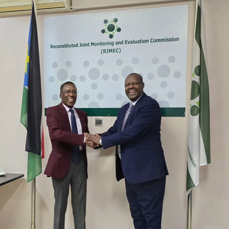 Interim Chairperson of RJMEC Amb. Maj Gen George Aggrey Owinow