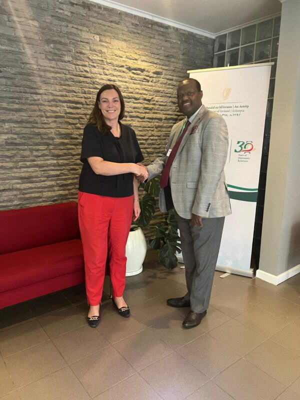 Diplomatic meeting with H.E. Ambassador Olivia Leslie