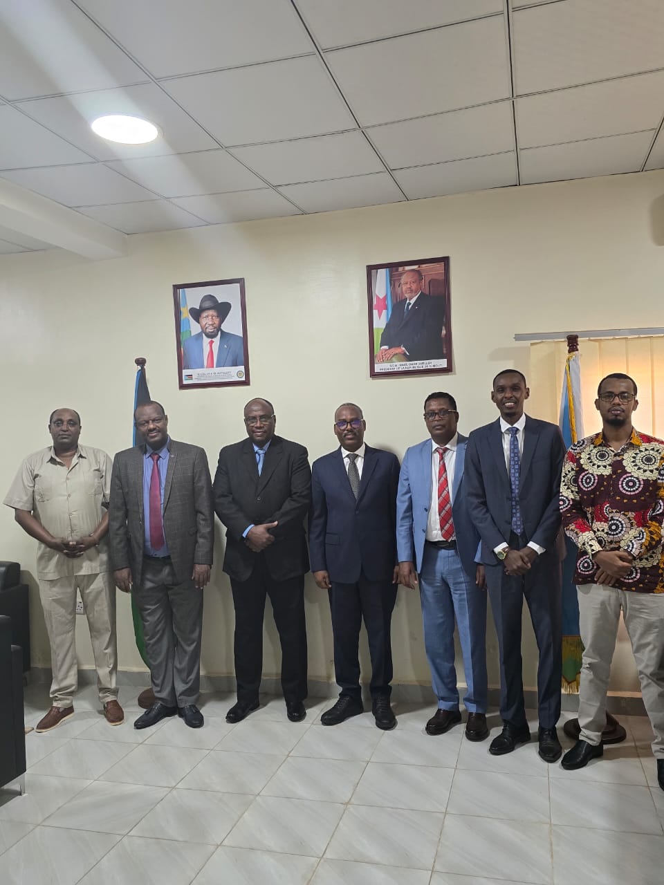CTSAMVM meeting with H.E. Hassan Robleh Mahamoud, the Ambassador of Djibouti to South Sudan.