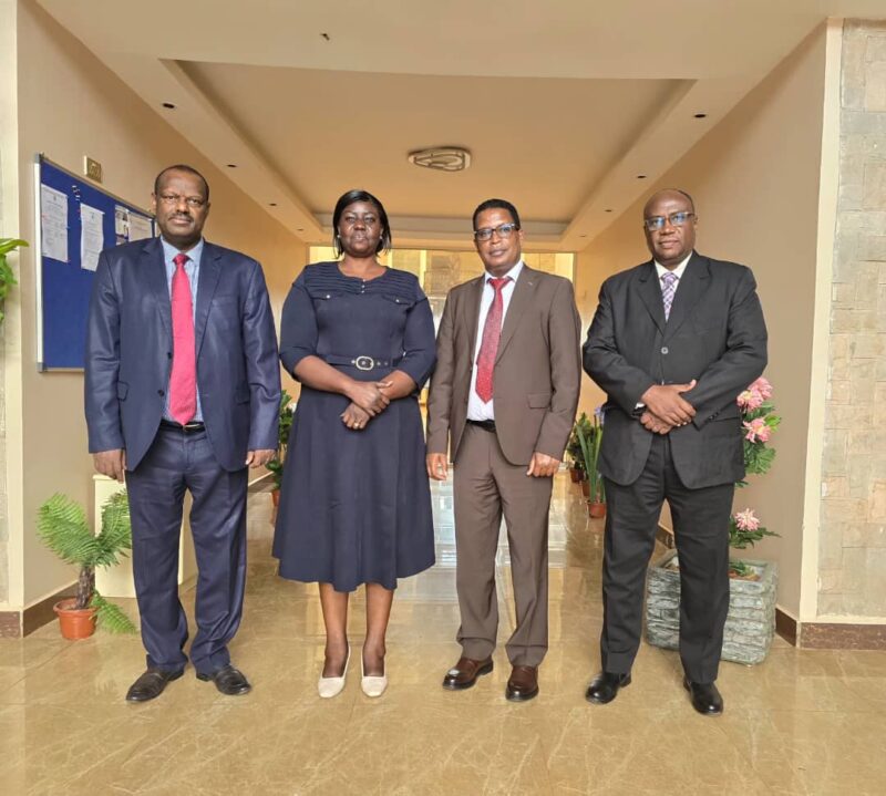 The IGAD Head of Mission in South Sudan, Dr. Victoria Anib, visited the headquarters of the CTSAMVM.