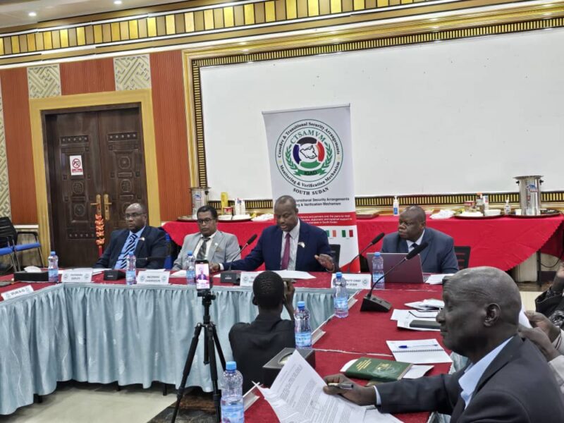 CTSAMVM Technical Committee meeting at the Beijing Hotel in Juba today, the 6th of its kind for the year 2026.