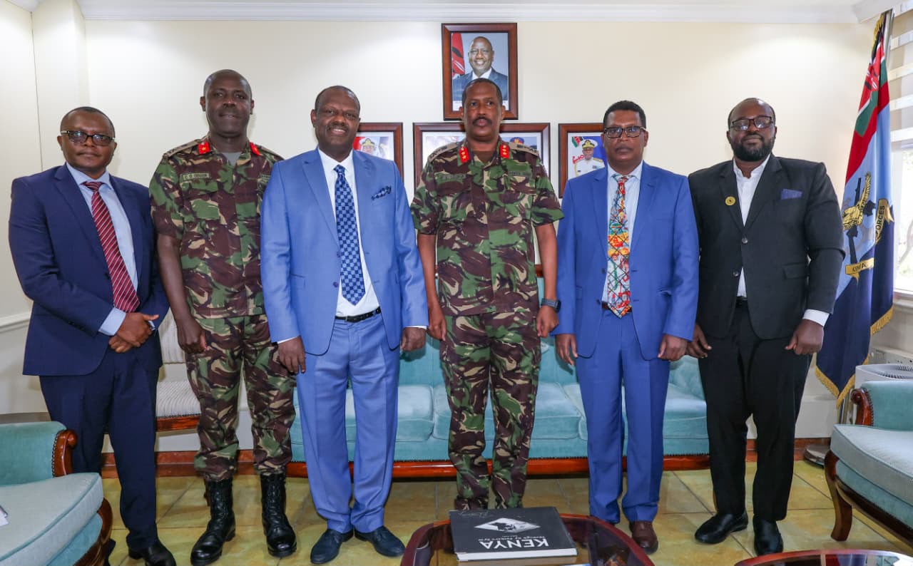 Briefing between the leadership of CTSAMVM and senior officials of the Kenya Defence Forces (KDF).